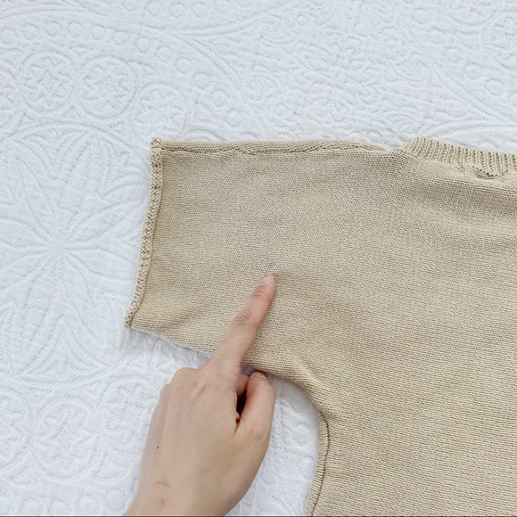 Oat & Co‎ Girls Sand Oversized Knit Tee (Fits Sz 2-3) - Picture 6 of 6